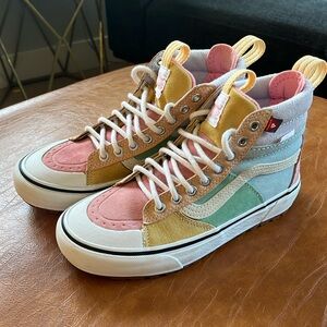 Vans Sk8-hi Mte 2.0 Dx 'pastel Multi' Suede High Top Shoes Women’s 6.5